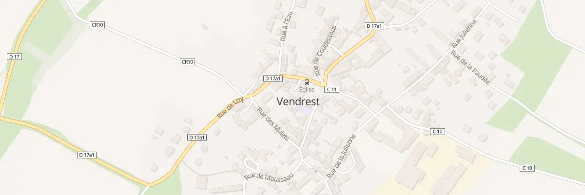 Plan du 3A Rue du Presbytere Neuf à Vendrest