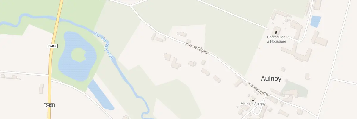 Plan du 9 Rue de l’Eglise à Aulnoy