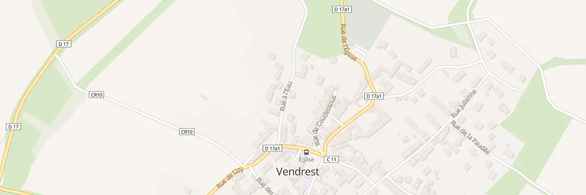 Plan du 2 Rue à l’Eau à Vendrest