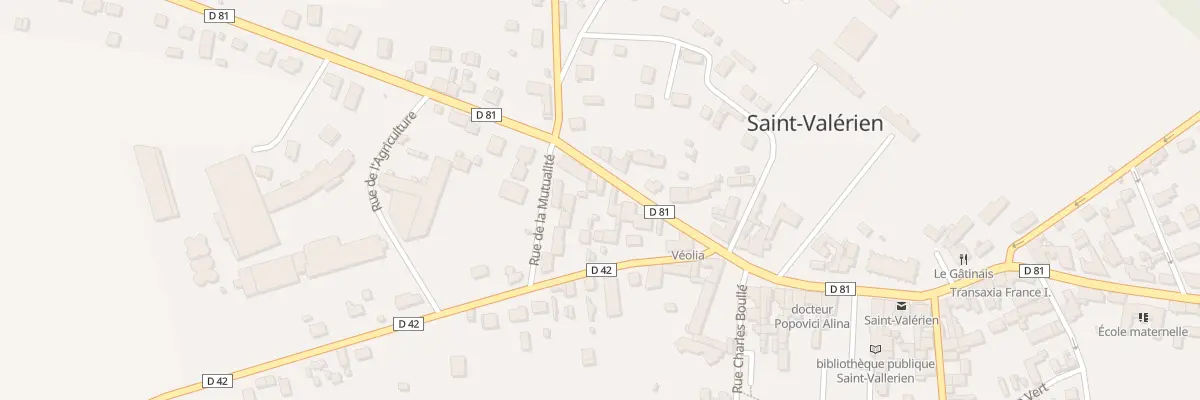 Plan du 61 Rue de la République à Saint-Valérien