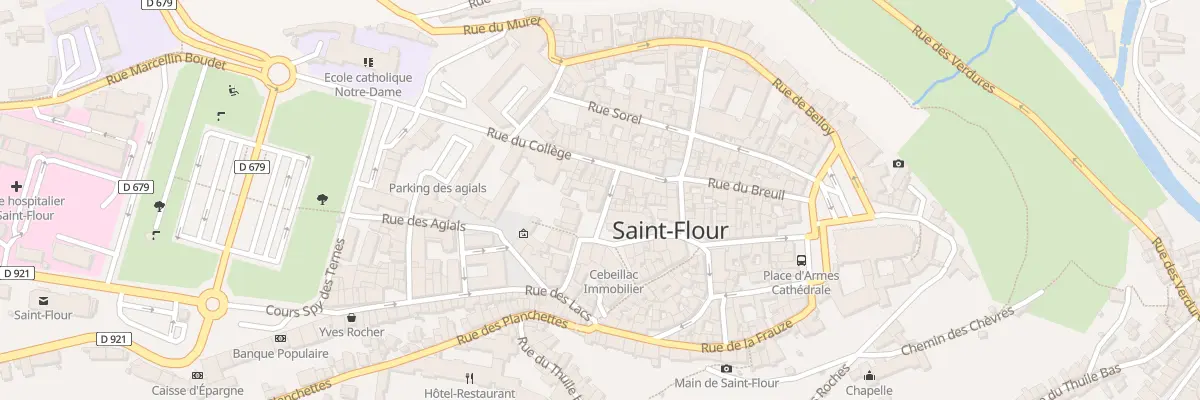 Plan du 4 Rue de la Collégiale à Saint-Flour