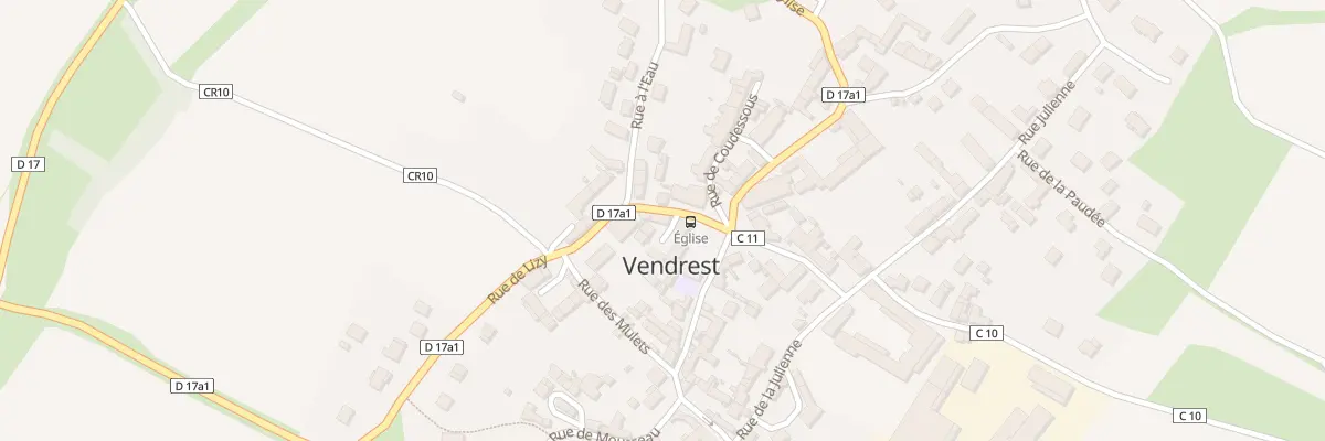 Plan du 3 Rue du Presbytere Neuf à Vendrest