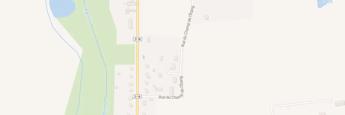 Plan du 5 Rue du Champ de l’Étang à Villeneuve-les-Genêts