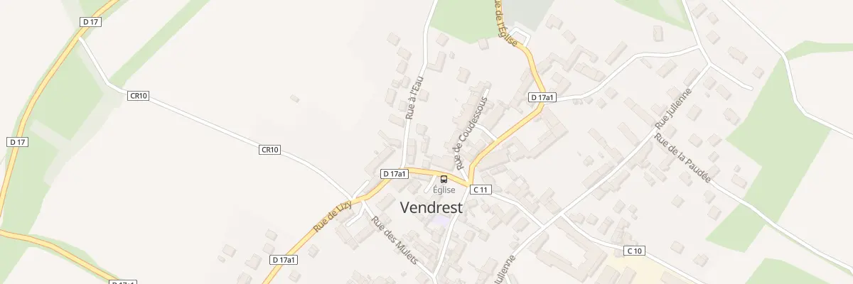 Plan du 6 Rue du Presbytere Neuf à Vendrest