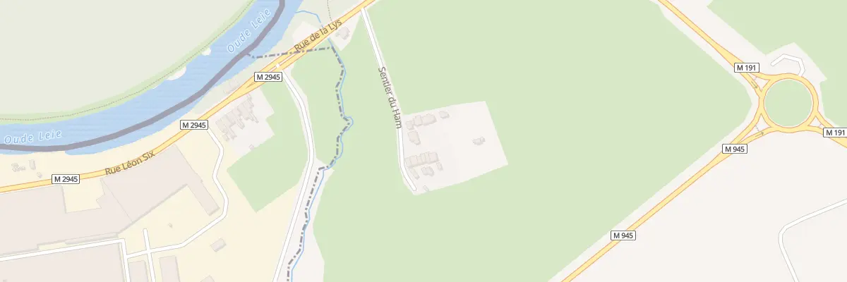 Plan du 409 Rue de la Lys à Halluin