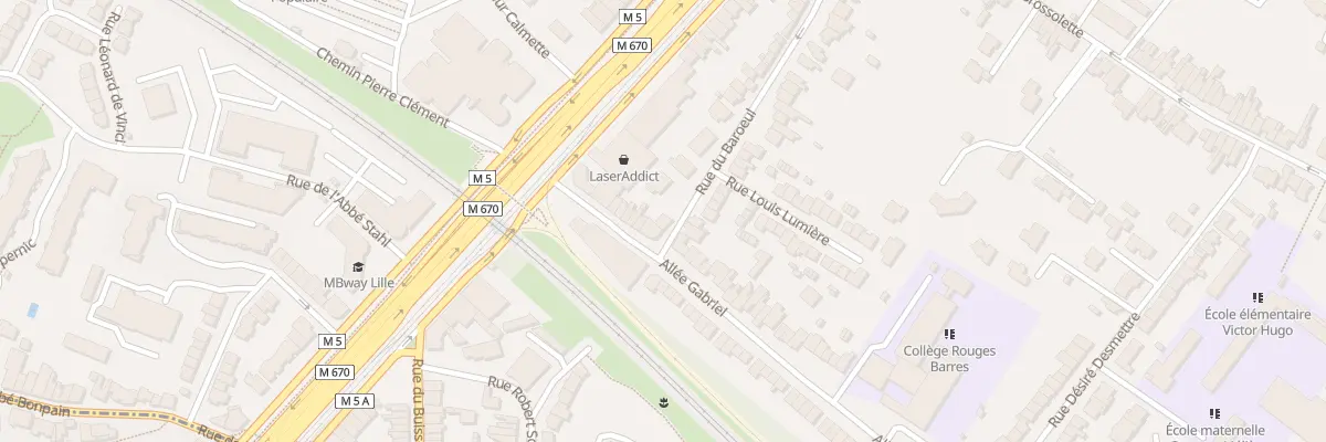 Plan du 80 Rue de Baroeul à Marcq-en-Barœul
