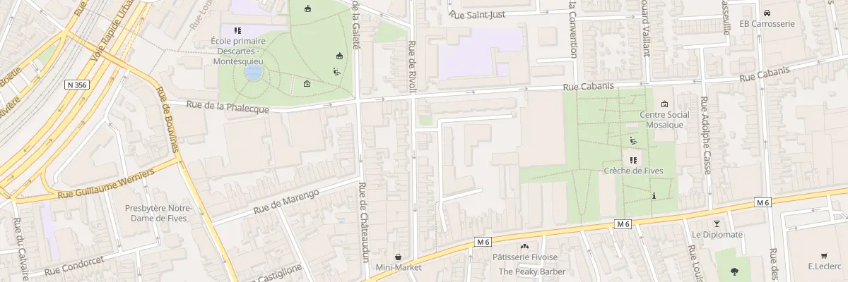 Plan du 26T Rue de Rivoli à Lille