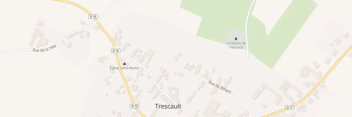 Plan du 16 Rue de Bilhem à Trescault
