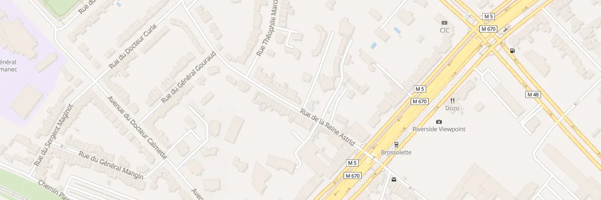 Plan du 213 Rue Reine Astrid à Marcq-en-Barœul
