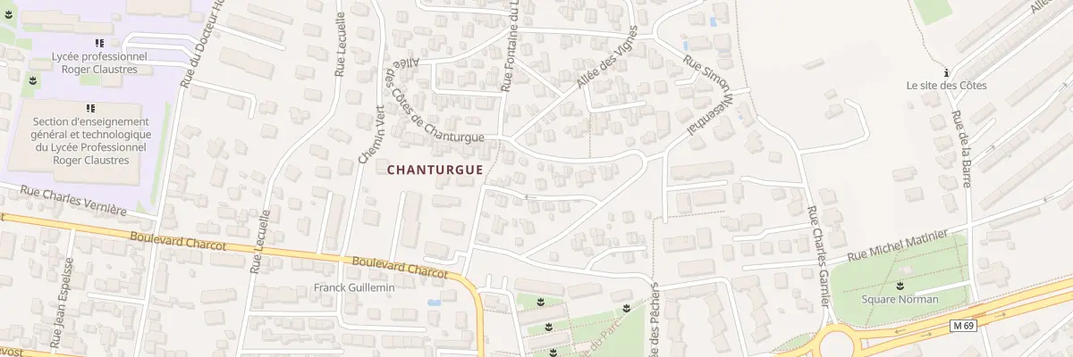 Plan du 31 All des Cotes-Chanturgue à Clermont-Ferrand