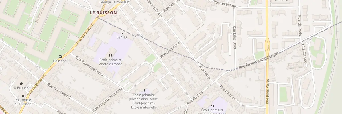 Plan du 4 Rue Lequenne à Lille