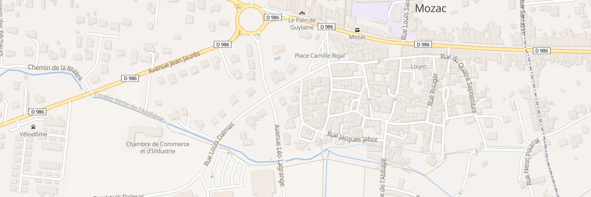 Plan du 2B Rue des Vergers à Mozac