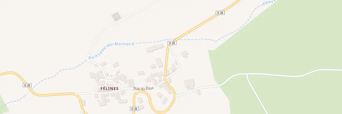 Plan du 2 L’Ayo Basse Felines à Tourzel-Ronzières
