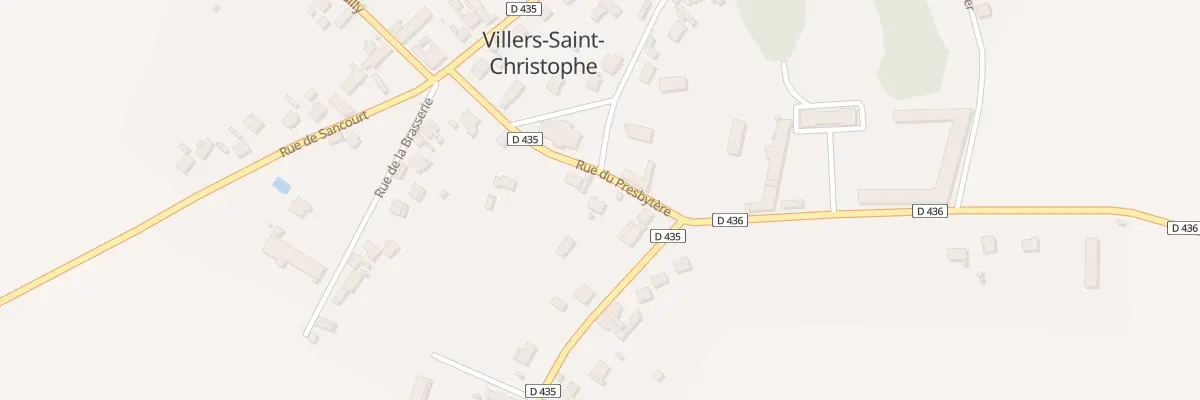 Plan du 8 Rue du Presbytère à Villers-Saint-Christophe