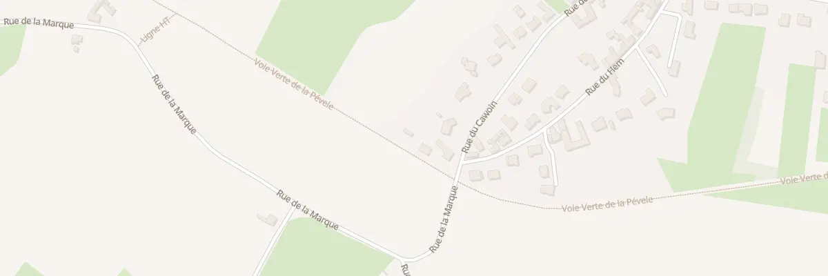 Plan du 49 Rue du Cawoin à Mons-en-Pévèle