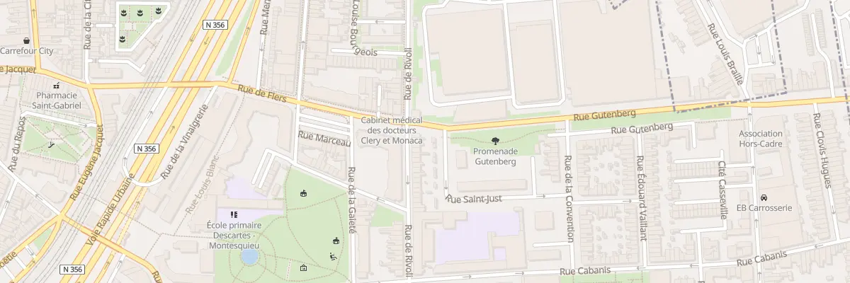 Plan du 70 Rue de Rivoli à Lille