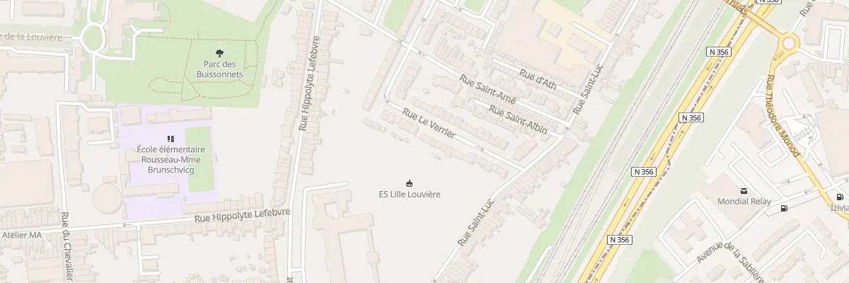 Plan du 22 Rue Le Verrier à Lille