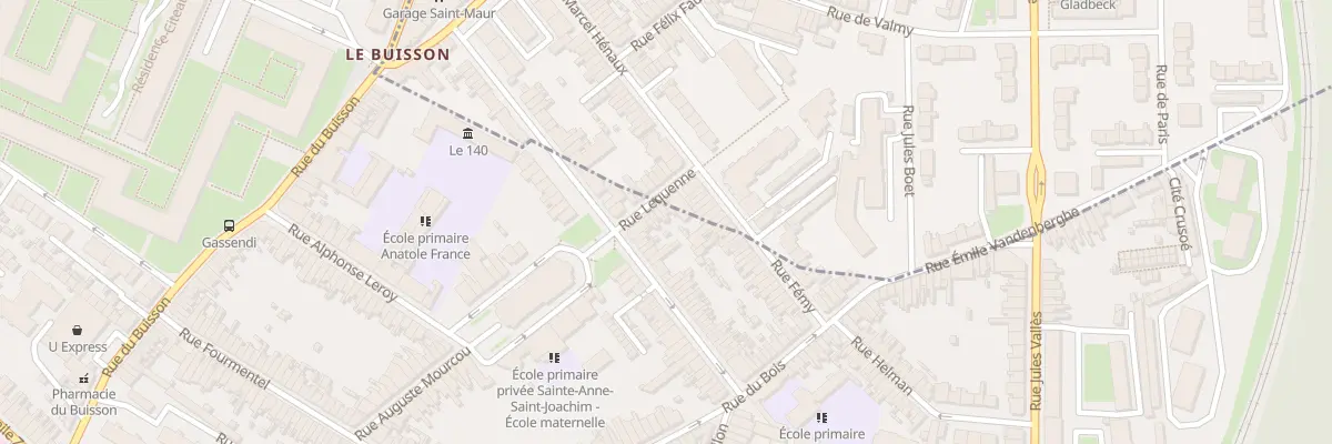 Plan du 6 Rue Lequenne à Lille