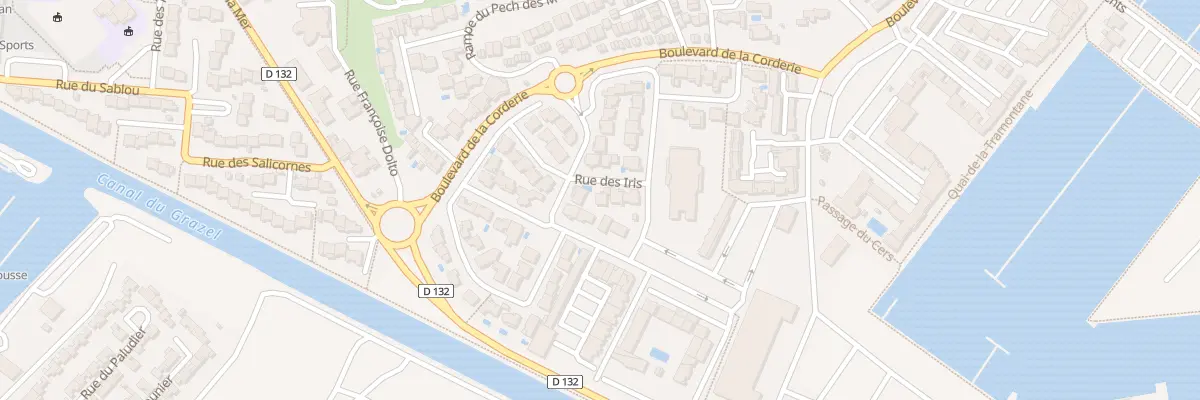 Plan du 1 Rue des Iris à Gruissan