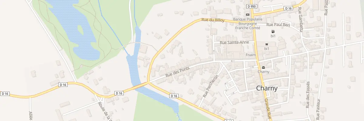 Plan du 48 Rue des Ponts à Charny Orée de Puisaye