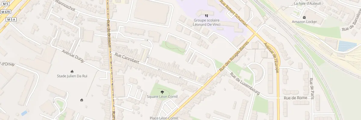 Plan du 30 Rue Canrobert à Marcq-en-Barœul