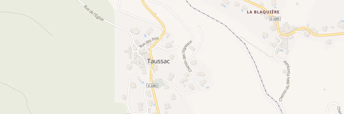 Plan du 11 Les Vigneaux à Taussac-la-Billière
