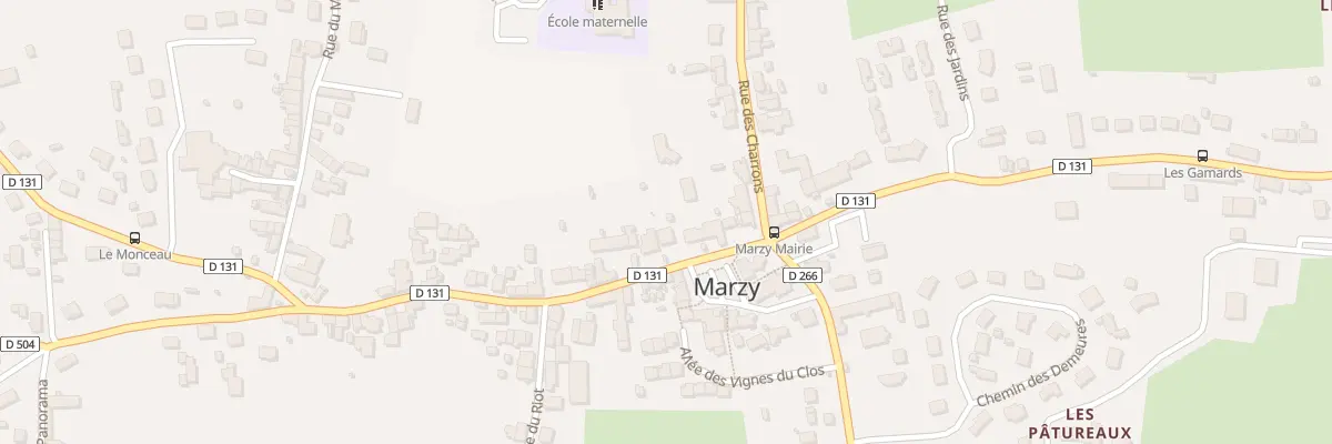 Plan du 6 Rue Principale à Marzy