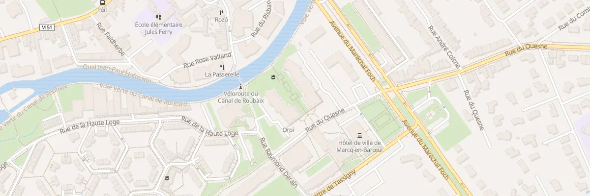 Plan du 61 Rue Raymond Derain à Marcq-en-Barœul