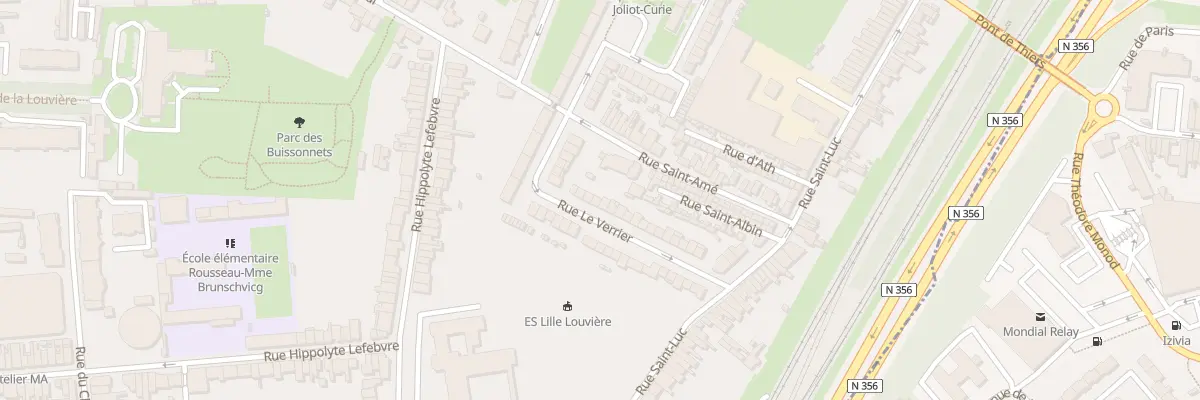 Plan du 17 Rue Le Verrier à Lille