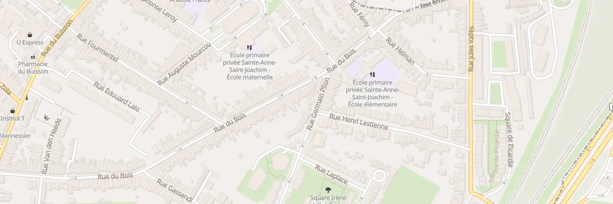 Plan du 178 Rue du Bois à Lille