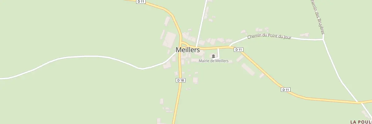 Plan du 5005 Le Bourg à Meillers