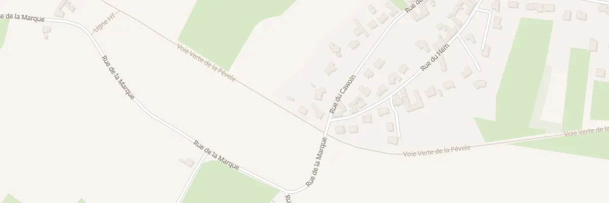 Plan du 47 Rue du Cawoin à Mons-en-Pévèle