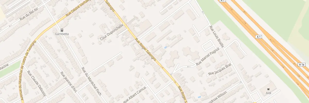 Plan du 186A Rue Roger Salengro à Ronchin
