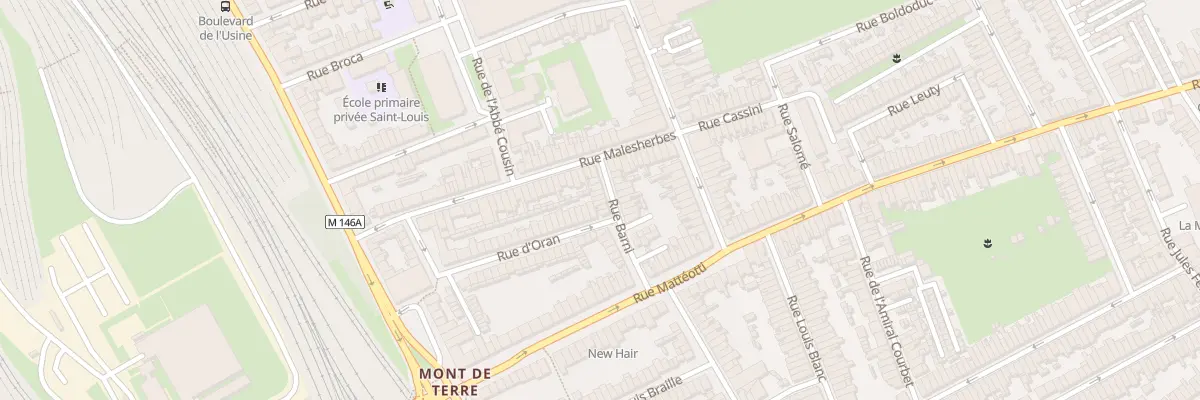 Plan du 8 Rue Barni à Lille