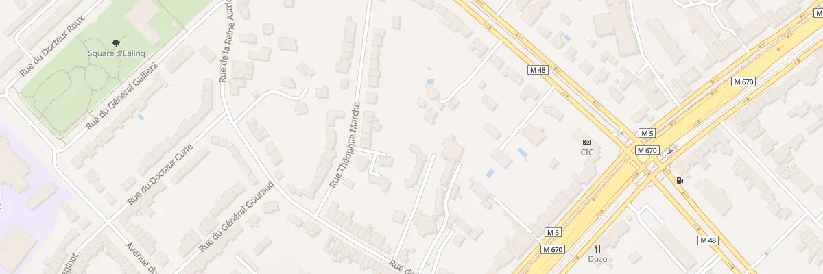 Plan du 23 Av Théophile Marche à Marcq-en-Barœul