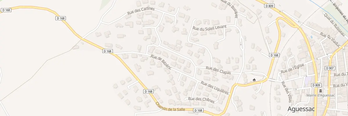 Plan du 9 Rue des Liquières à Aguessac