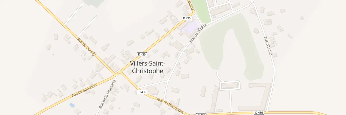 Plan du 3 Rue de l’Eglise à Villers-Saint-Christophe