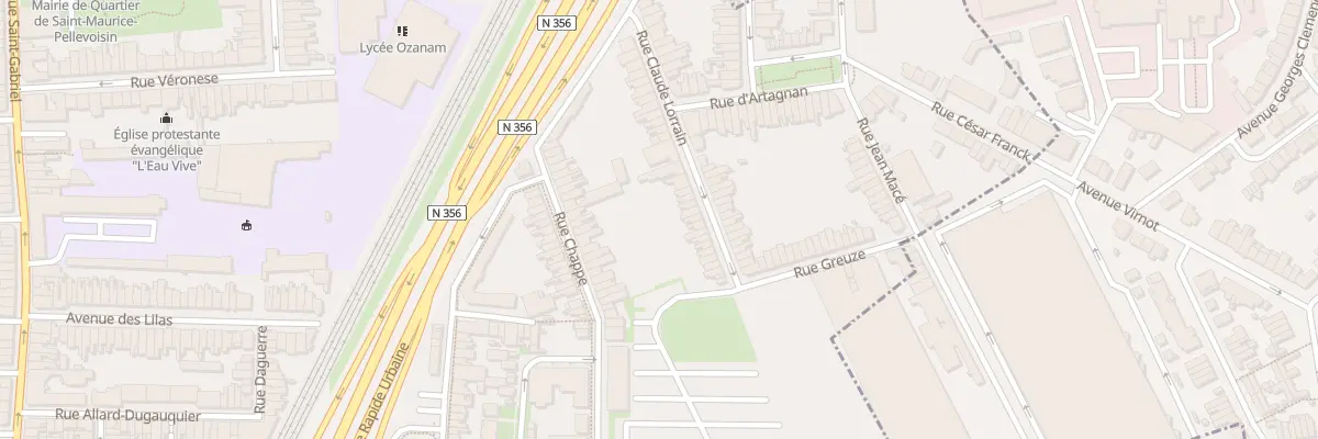 Plan du 62 Rue Claude Lorrain à Lille