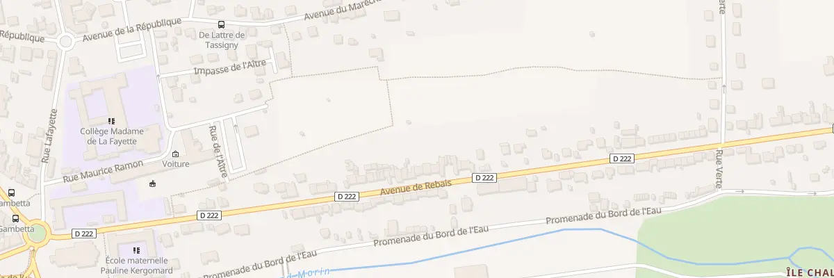 Plan du 45 Av de Rebais à Coulommiers