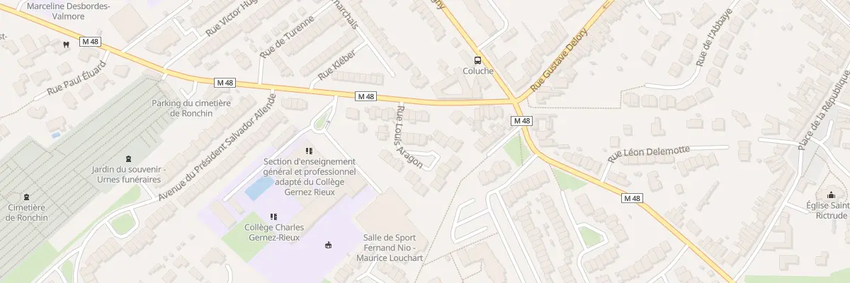 Plan du 7 Rue Louis Aragon à Ronchin