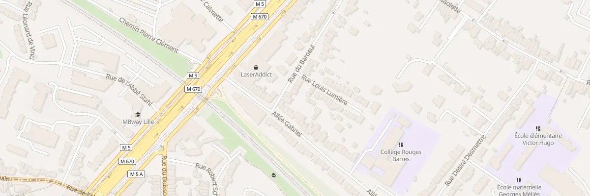 Plan du 61 Rue de Baroeul à Marcq-en-Barœul