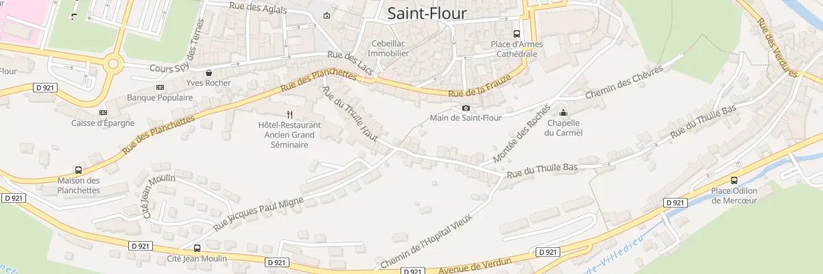 Plan du 47 Rue du Thuile Haut à Saint-Flour