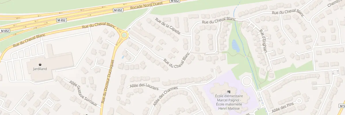 Plan du 72 Rue du Cheval Blanc à Marcq-en-Barœul