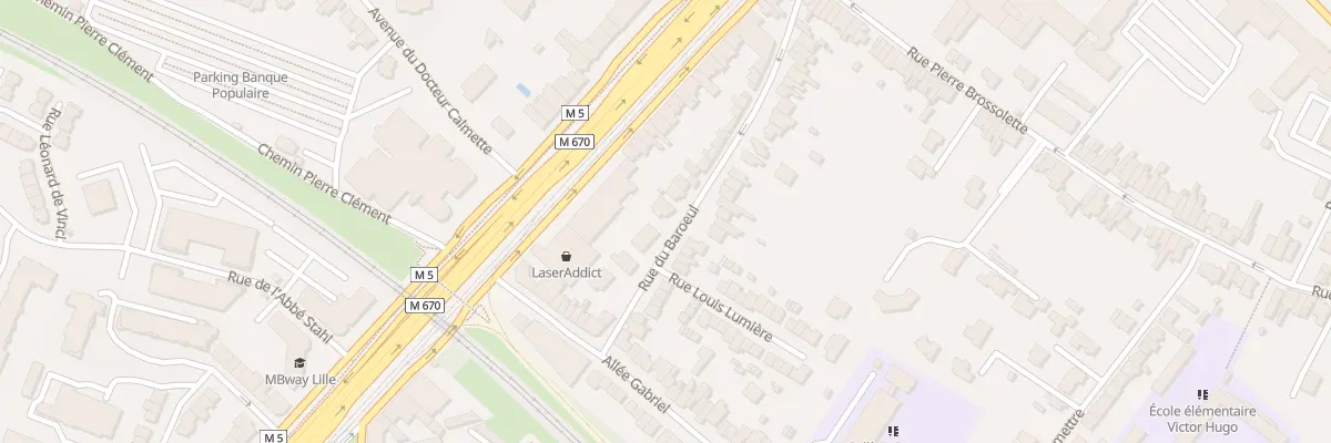 Plan du 62 Rue de Baroeul à Marcq-en-Barœul