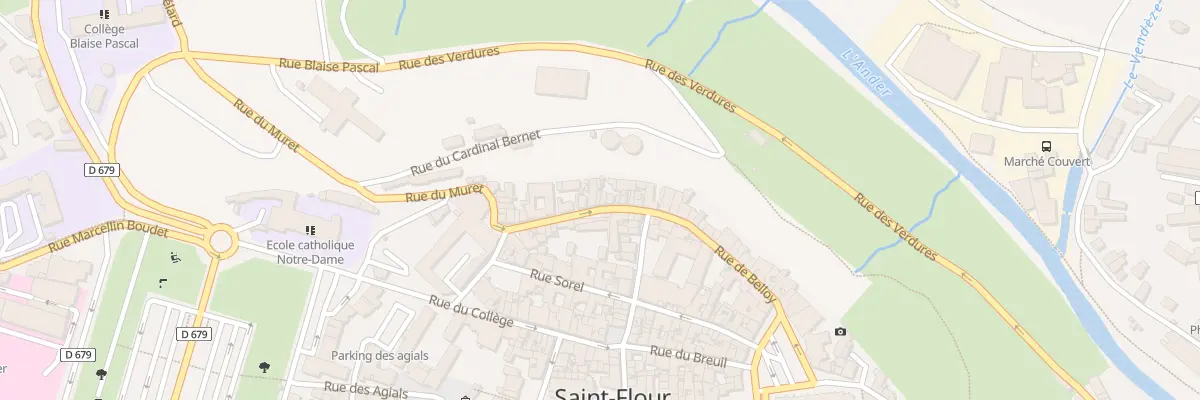 Plan du 52 Rue de Belloy à Saint-Flour