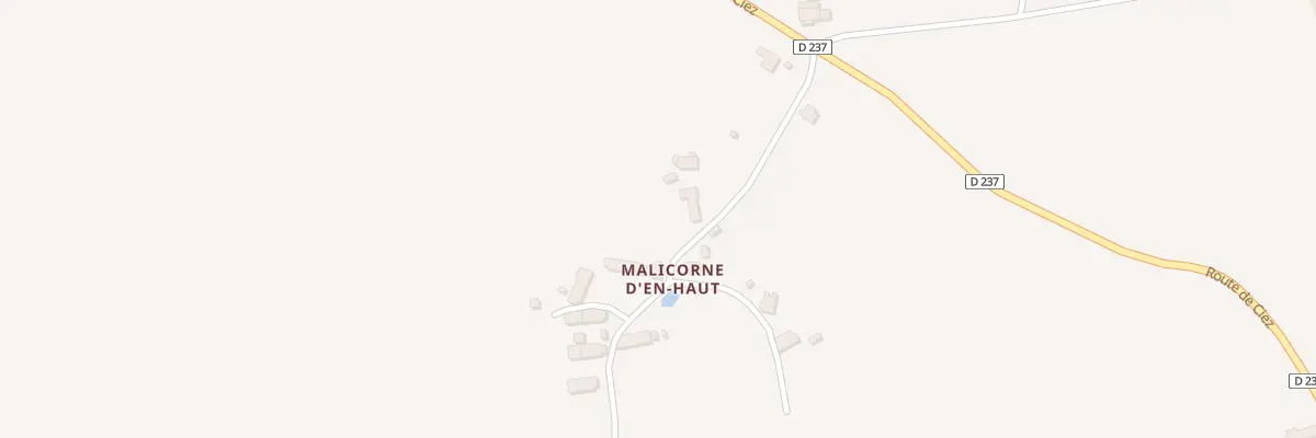 Plan du 8 Rue de Malicorne d’En Haut à Bitry