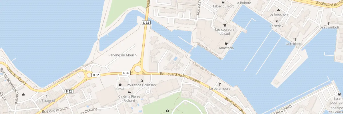 Plan du 14 Bd de la Corderie à Gruissan