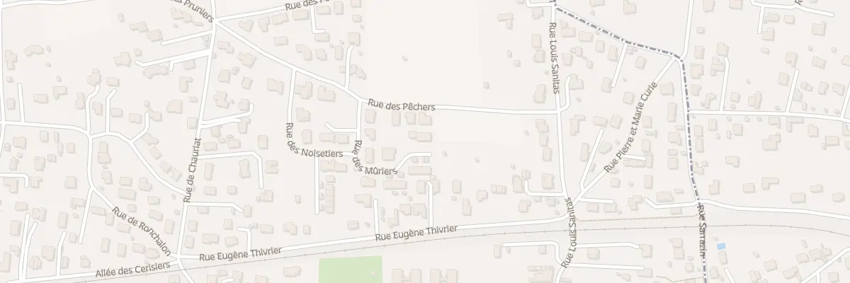 Plan du 12 Rue des Mûriers à Mozac
