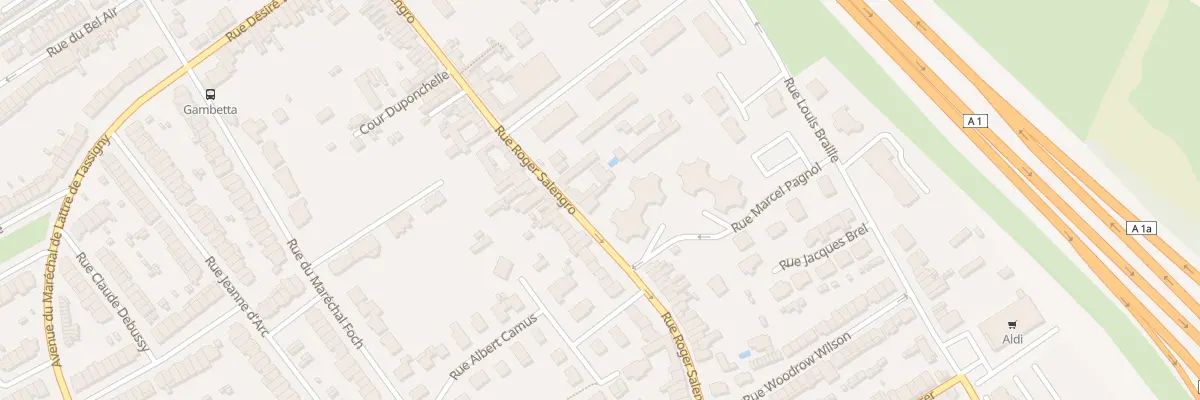 Plan du 184 Rue Roger Salengro à Ronchin