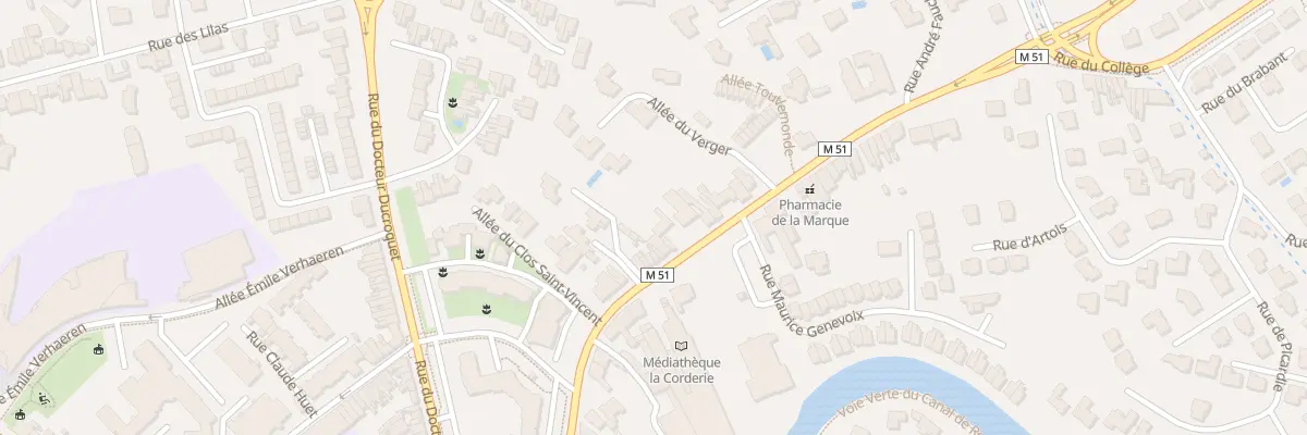 Plan du 85 Rue Albert Bailly à Marcq-en-Barœul
